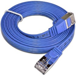 Slim Wirewin PKW-STP-SLIM-KAT6 3.0 BL RJ45 omrežni kabel, Patch kabel cat 6 U/FTP 3.00 m modra ploščati 1 kos, (20437565) Cene
