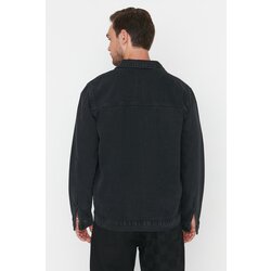 Trendyol Anthracite Regular Fit Ribbed Denim Jeans Jacket Cijene