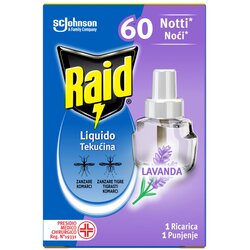 Raid POLNILO ZA ELEKTRIČNI ODGANJALEC KOMARJEV FAMILY VONJ SIVKE 36 ML Cene