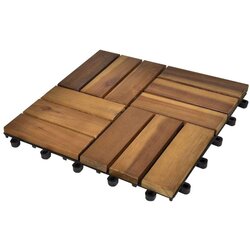  30-dijelni set pločica za trijem 30 x 30 cm bagrem Cijene