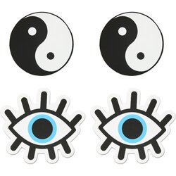 Peekaboos Premium Pasties Yin and Yang Cene