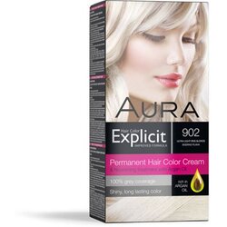 Aura EKSPLICITNA BOJA KOSE 902 NOVA biserno plava Cene