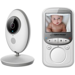 Esperanza baby monitor, 2.4" LCD, LED indikator, 2.4 GHz - EHM003 Cene