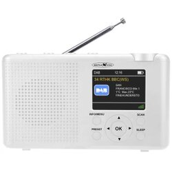Reflexion TRA23DAB/WH desktop radio DAB+ (1012), DAB (1013), UKW (1014) DAB+, UKW mogućnost punjenja bijela Cene