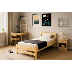 Molarem Home Drveni dječji krevet Aleks - svijetlo drvo - 200x90 cm Cijene