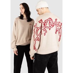 Jacker Skeleton Knit Pulover beige Cene