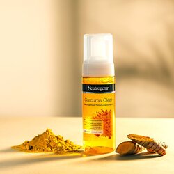 Neutrogena curcuma clear cleansing mousse pomirjujoča čistilna pena za občutljivo kožo z aknami 150 ml za ženske Cene