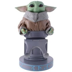 Exquisite Gaming Kabelski fantje - Star Wars Grogu, ki je videl, da je Stone Pose Gaming Accessories držalo in telefonsko držalo za večino krmilnika (Xbox, Play Station, Nintendo Switch) in telefon, (21324150) Cene