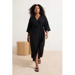 Trendyol Ženski kimono i kaftan TBBSS26DE00001, Crni Cene