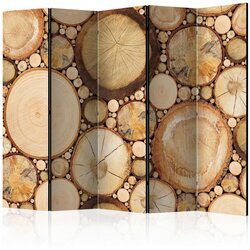 Artgeist Paravan Wood Grains I, 5-Delni, Enostranski Cene
