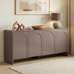 Hanah home Smeđe-siva komoda 180x80x45 cm Arlen – Cene
