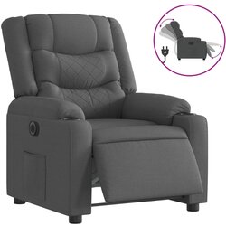 Maison Chic Električni naslanjač - Relax naslanjač temno sivo blago, (22062137) Cene