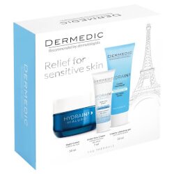 Dermedic Set Hydrain3 Noćna krema + Krema za okoloočno područje + Gel za čišćenje Cene