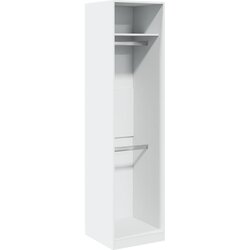 vidaXL garderobna omara bela 50x50x200 cm iverna plošča, (21326958) Cene
