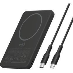 Belkin BoostCharge Slim 5000mAh mag.Powerb. 7,5W schw.BPD010hqBK Cene