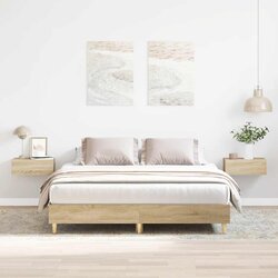 vidaXL okvir kreveta bez madraca boja 140x200 cm konstruiranog drva Cijene