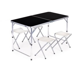 Modern Home Prijenosni set stol i stolice Black Cene