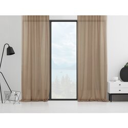 Hanah home zavese AS-10305-507-2PC-140295, 140 x 295 cm, 2 komada, Braon Cene
