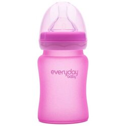 Everyday baby staklena bočica reagira na toplinu, 150 ml Healthy +, Roza Cene