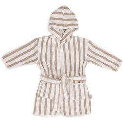 Jollein kopalni plašč stripe terry gots 3-4l olive green Cene