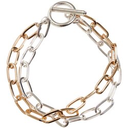 Urban Classics Accessoires Two-tone gold/silver layered bracelet Cene