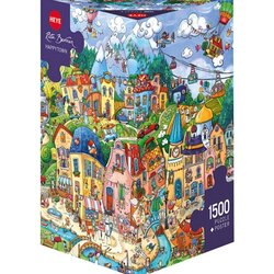 Heye puzzle Triangle Berman Happytown 1500 delova 29744 Cene
