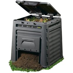 Keter komposter eco 320l (bez baze), crna cu 231597 Cene