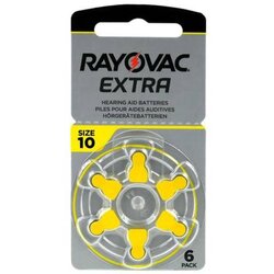  Baterije Za Slušne Aparate Rayovac Extra, Tip 10, 6 Kos Cene