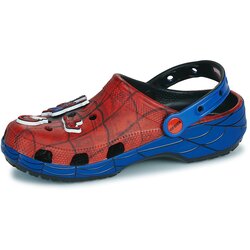 Crocs Klompe 'SpidermanWeb' noćno plava / safirno plava / vatreno crvena / bijela Cene