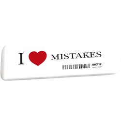 Gumica KAUČUK GE16 I LOVE MISTAKES FACTIS Cene