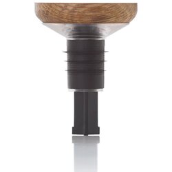 Adhoc Zamašek za steklenico, izliv Casq / les, inox, (21318145) Cene