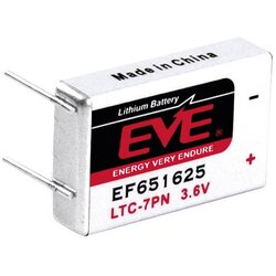 Eve Posebna litijeva baterija LTC-7PN\, 4 x spajkalni zatič 3.6 V 750 mAh 25.8 x 16.85 x 14.6 mm LTC-7PN\, EF651625, (20439781) Cene