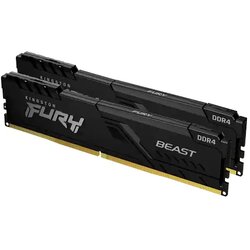 Kingston RAM DDR4 16GB 3200 FURY Beast Black, kit 2x8GB, CL16 KF432C16BBK2/16 Cene