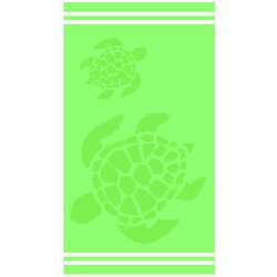 B.E.S. Zeleni pamučan ručnik za plažu 70x140 cm Turtle – Cene