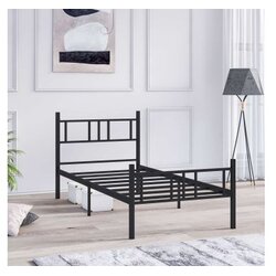 Hanah home Okvir kreveta Akin, 100x200 cm, Crni Cijene