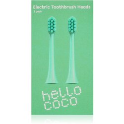 Hello Coco Electric Toothbrush Heads Green nadomestne glave za zobno ščetko 2 kos Cene