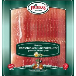 Frierss Koroška surova šunka z vrtnimi zelišči - 100 g Cene