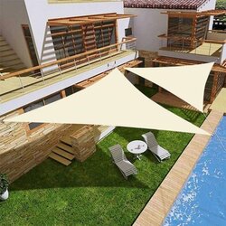 Multi Garden trostrano suncobran jedro 3 × 3 × 3 m, bež Cene