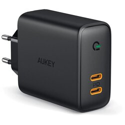 Aukey PA-D2 mobile device charger 36W Black Indoor Cene