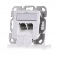 Telegärtner poklopac AMJ sa 2 RJ-45 kat. 6A Fully Shielded STP (P/N J00020A0500), prenosi 10Gigabit Ethernet Cene