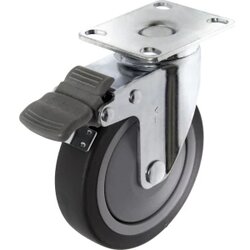 Toolcraft TO-5137920 Okretni kotač TPR s bravom 100 mm s montažnom pločom Cijene