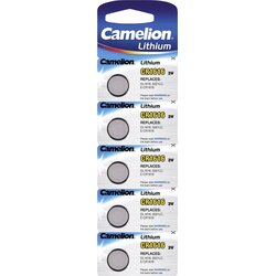 Camelion gumbne celice CR 1616 3 V 5 kos 50 mAh litij CR1616, (20430576) Cene