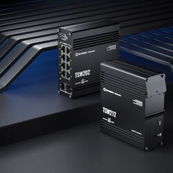 Teltonika UhAB stikalo Giga 8-port 2xSFP DIN Mini managed TSW212, (5000319502) Cene