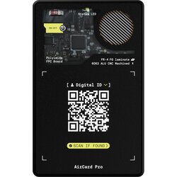 ROLLINGSQUARE Rolling Square AirCard Pro BT Tracker for Apple Black Cene
