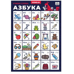 Kengur Mensa, poster, azbuka, B2 ( 106190 ) Cene