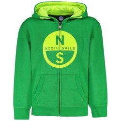 North Sails Dječja Zelena Majica s Kapuljačom na Patentni Zatvarač Cijene