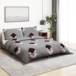 vidaXL Posteljnina siva 200x220 cm bombaž Cene