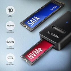 HDD DOD Ladica SATA & NVMe -> USB-C 3.2 Gen2, ADM2-CM, AXA Cene