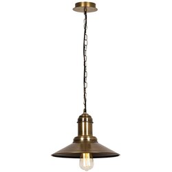 Opviq lights Viseča svetilka v bronasti barvi s kovinskim senčnikom ø 30 cm Sivani – Cene