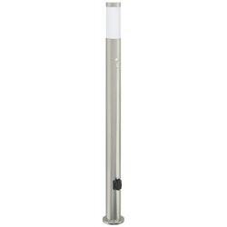 vidaXL Stebriček s senzorjem in vtičnico 110 cm nerjaveče jeklo IP44, (5000296980) Cene